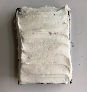 Vanilla Frosted Brownie